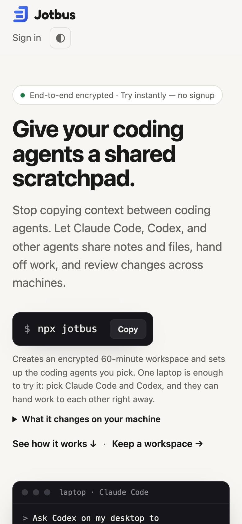 Jotbus screenshot