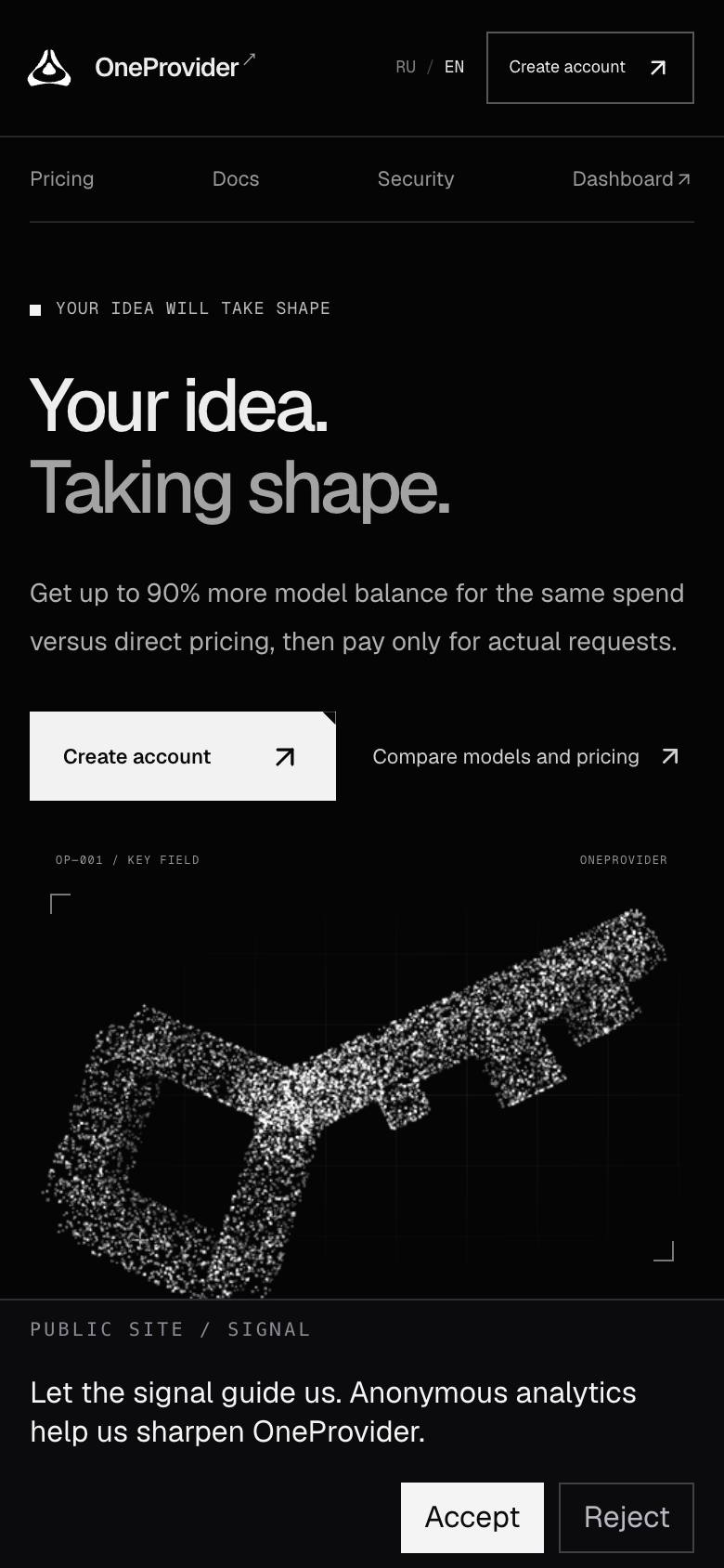 OneProvider screenshot
