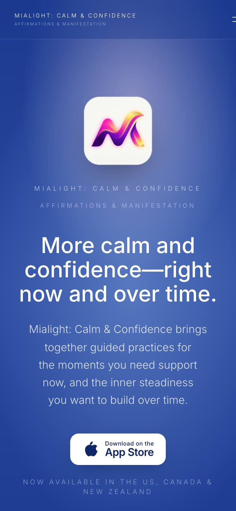 Mialight screenshot