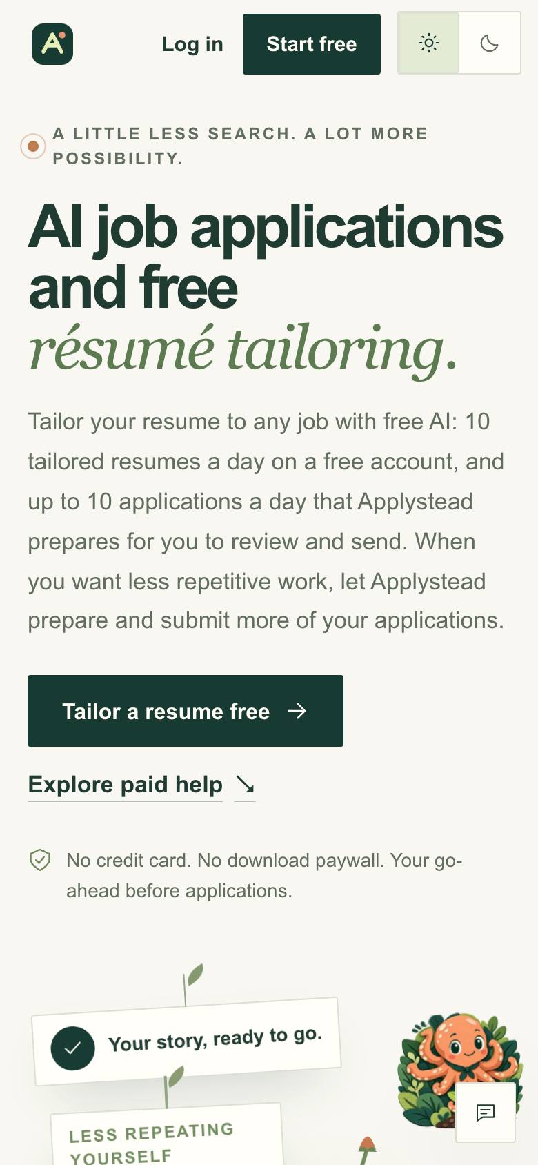 Applystead screenshot