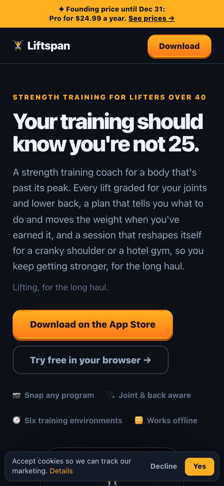 Strength Training Over 40, 50 and 60 screenshot