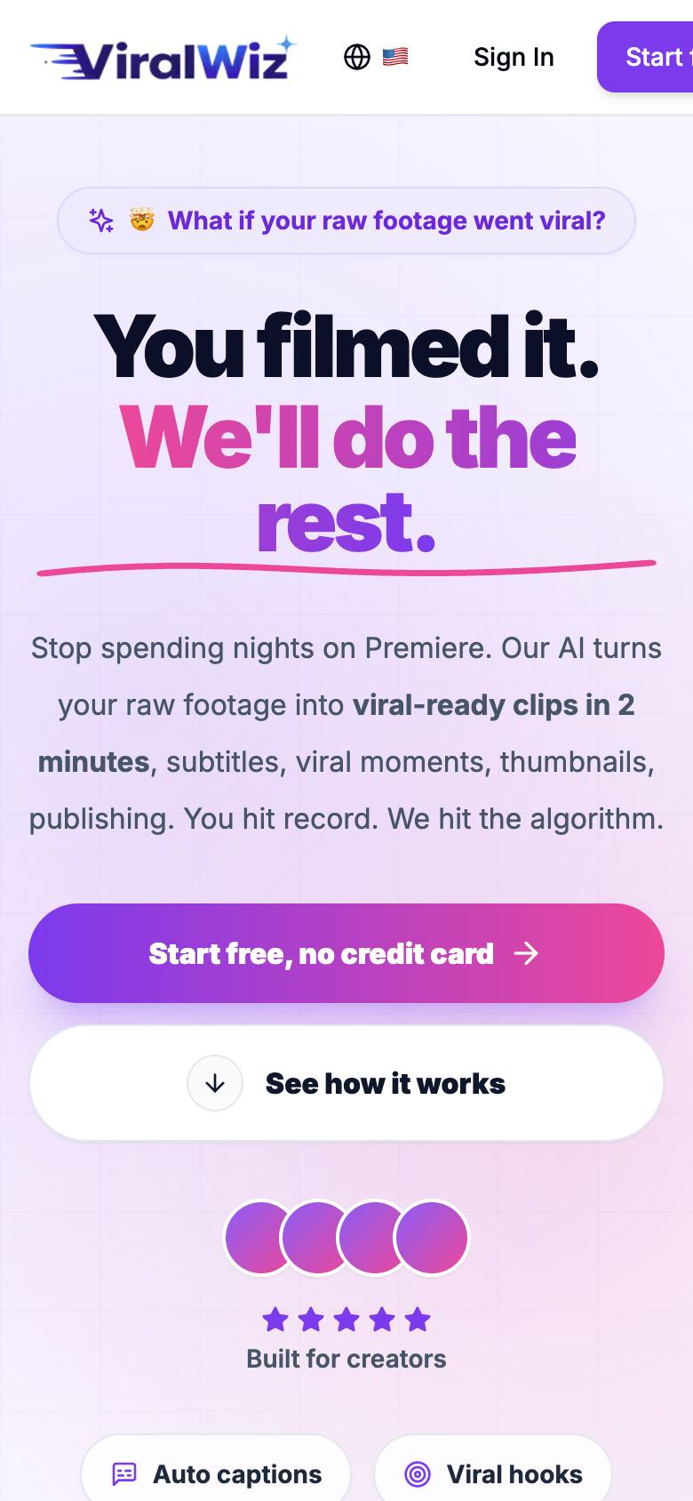 ViralWiz screenshot