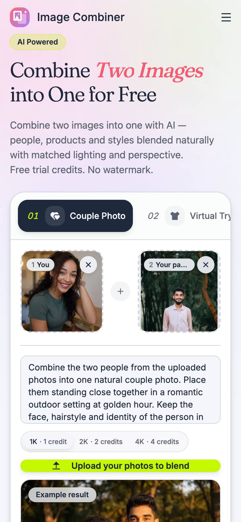 Image Combiner screenshot