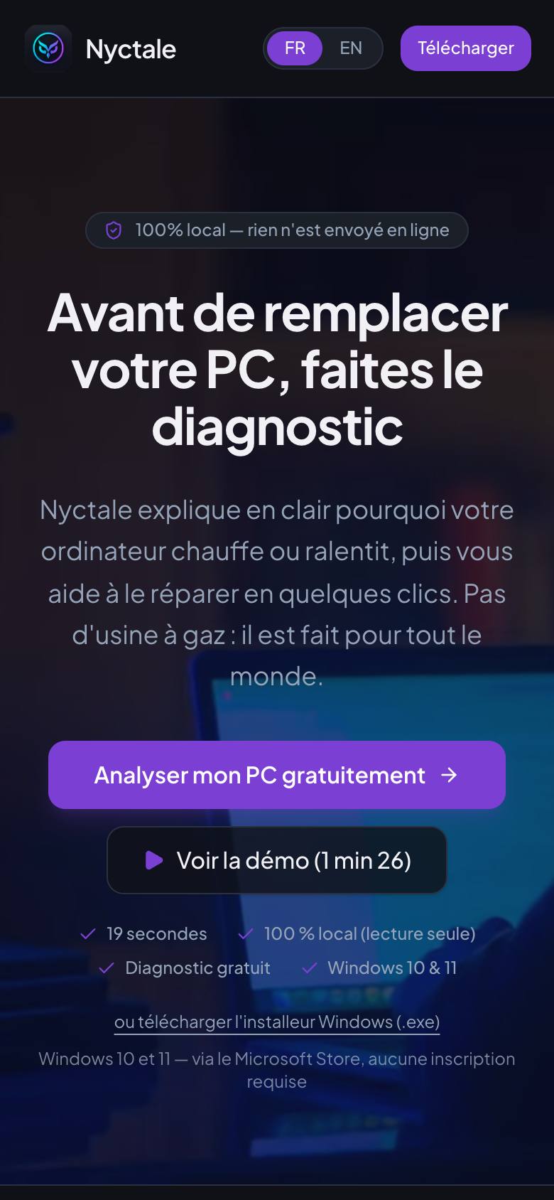 Nyctale screenshot