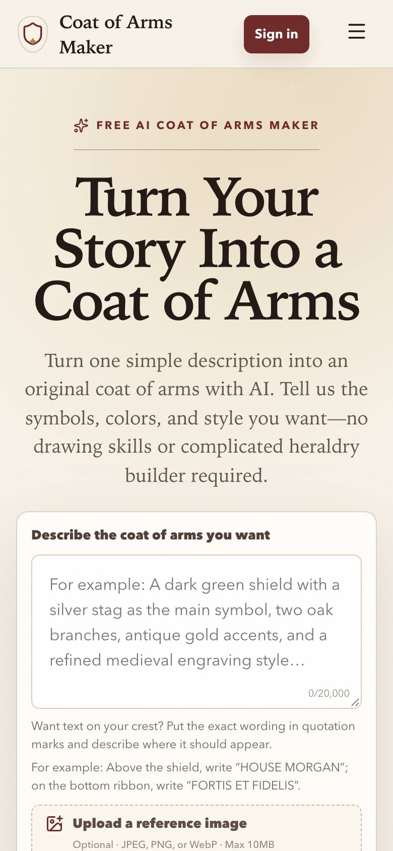 Coat of Arms Maker screenshot