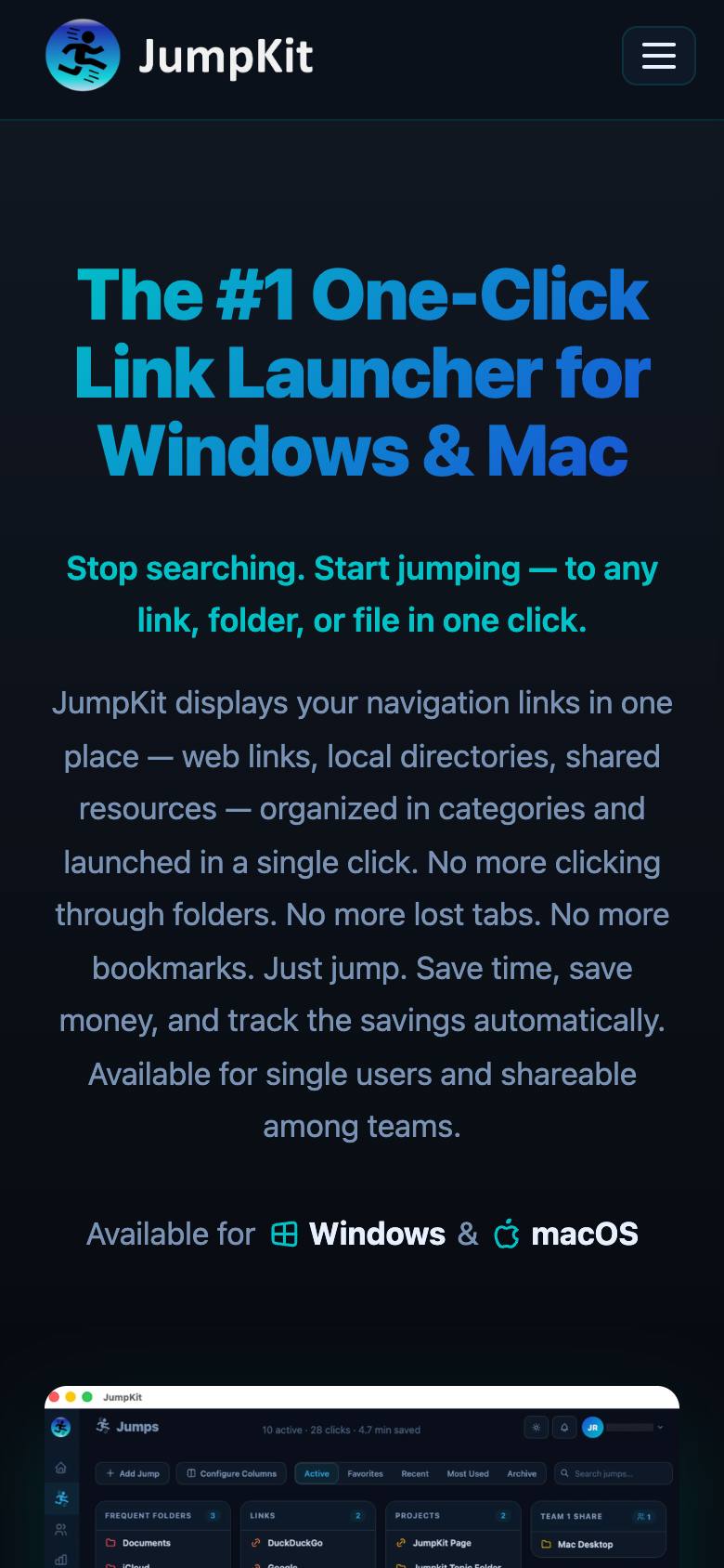 JumpKit screenshot