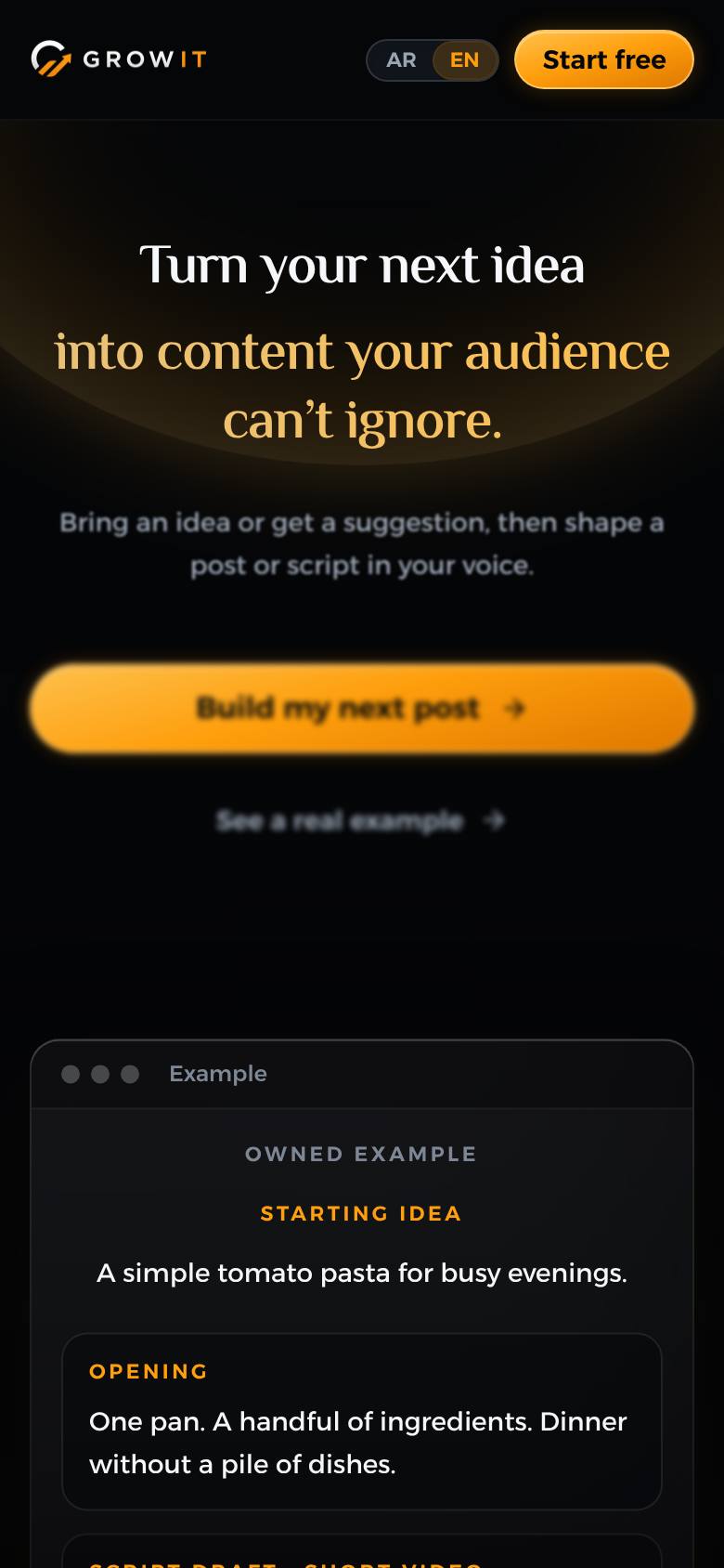 GROWIT screenshot