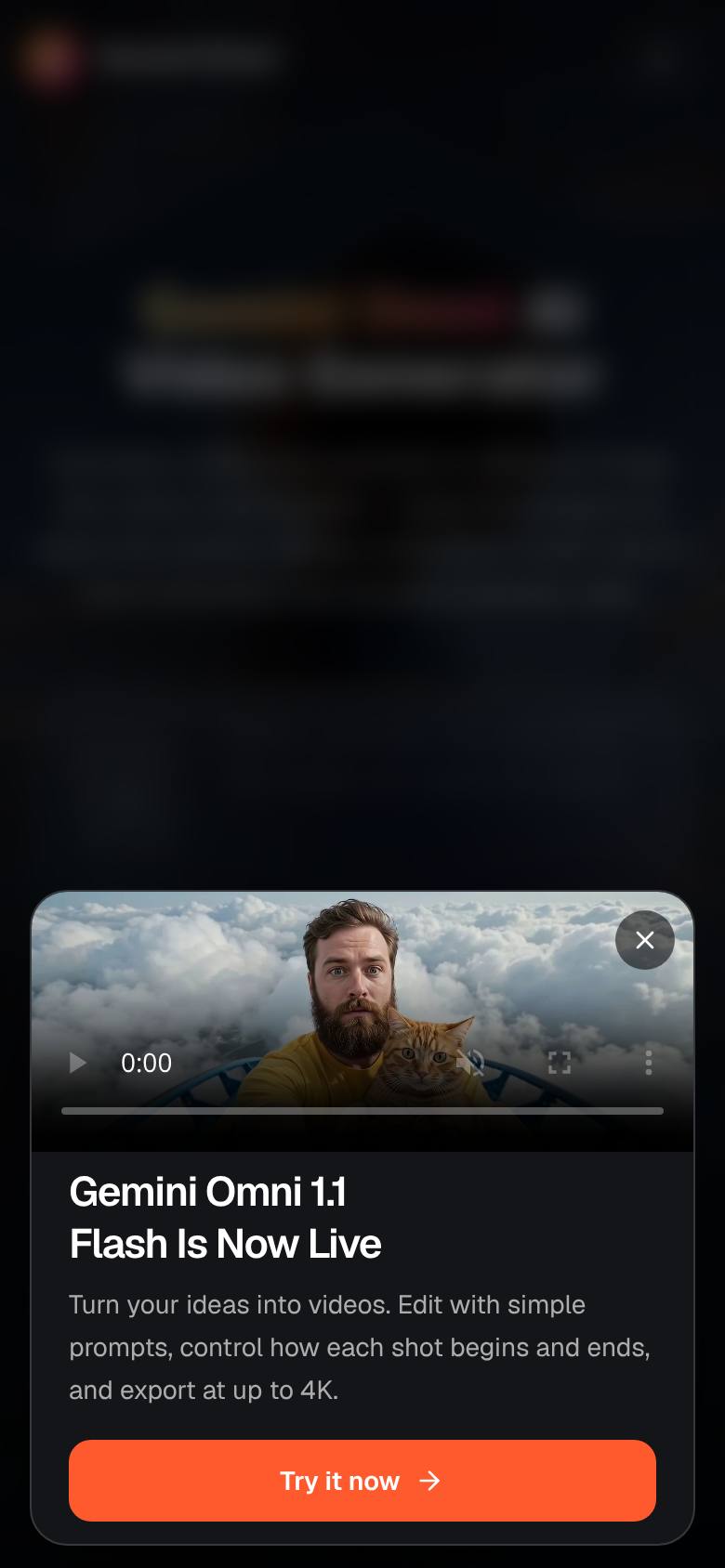 Gemini Omni screenshot